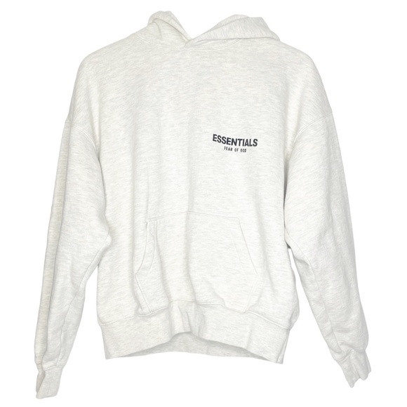 FOG Fear of God Essentials Hoodie 'Light Oatmeal' Size XS - Picture 3 of 11